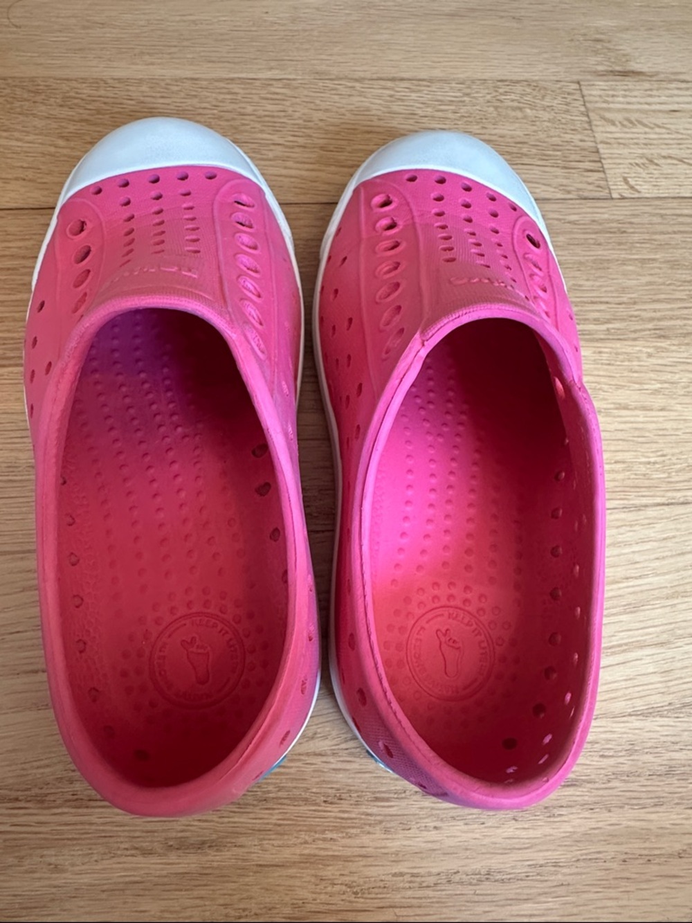 Native Bright Pink Slip-On Rubber Sneakers - Picture 3 of 4